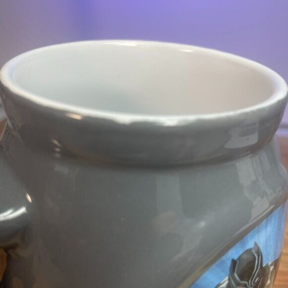 Black Panther Marvel Comics Wakanda Superhero Bubble Mug Spoon Hole - Picture 4 of 7
